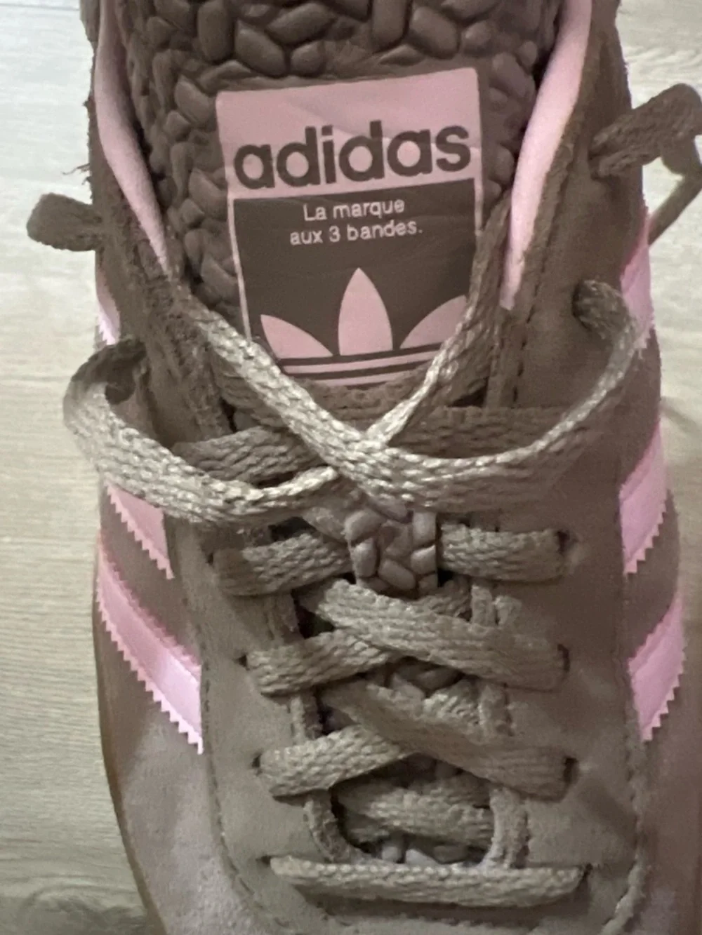 Adidas Gazelle Women’s Taupe & Pink Suede Sneakers